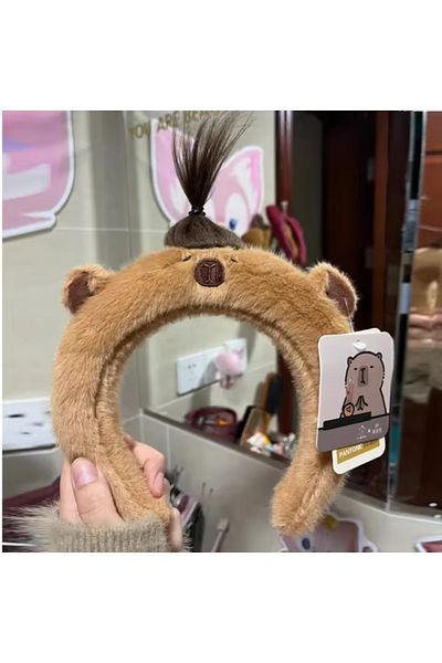 synshop Capybara capybara figure fun crown hair accessories