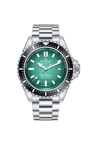 Edox Ανδρικό Ρολόι Edox 80120-3NM-VDN, Αυτόματο, 44mm, 100ATM