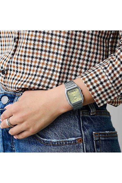 Casio Ladies watch, Casio, Vintage Edgy AQ-230A-9AMQYES
