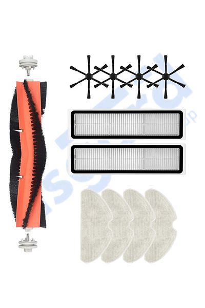 Asgard Grup Dreame D10S, D10S Pro, D9 Max Gen2 Compatible 1 Main Brush 4 Side Brushes 2 Filters 4 Mops