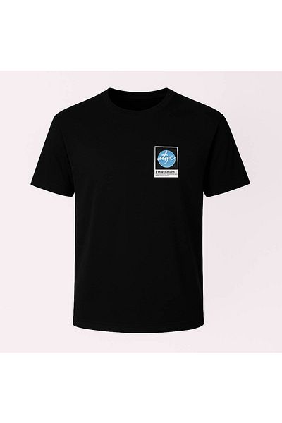 trender Style Imagination Print Black Men's T-Shirt