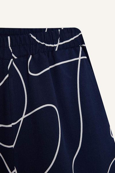 DeFacto New Season Floral Regular Waist Linen Blend Shorts