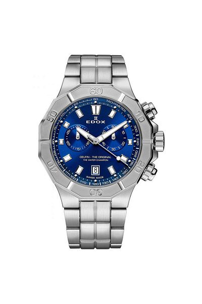 Edox Ανδρικό Ρολόι Edox 10113-3M-BUIN, Quartz, 43mm, 20ATM