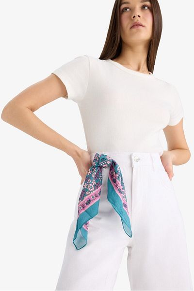 DeFacto New Season Women's Patterned Cotton Bandana