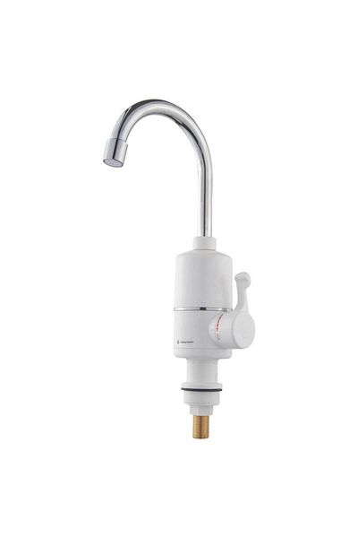 Well Robinet electric cu încălzire instantanee pentru apă de stropire + extensie flexibilă pentru aerator, oțel inoxidabil, WENK