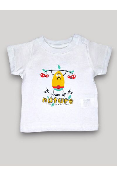 For My Baby مجموعة من 3 قمصان للأولاد الصغار - أنماط ملونة وممتعة