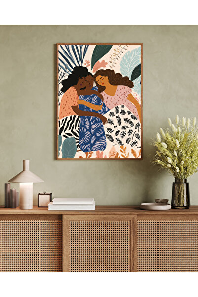 woodhomeworks Tek Parça Salon Ofis Dekor Tablo Ttk