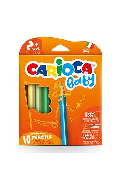 MATMEL أقلام تلوين جاف للأطفال من جامبو تريانجل 10 قطع (2 قطعة)