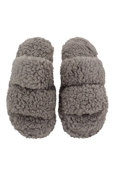 MATMEL Chirpy Lamb Plush Women's Double Band Slippers 38-41