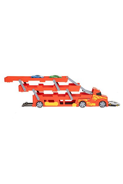 MATMEL 3 Car Truck Set with Multi-Storey Speed Track