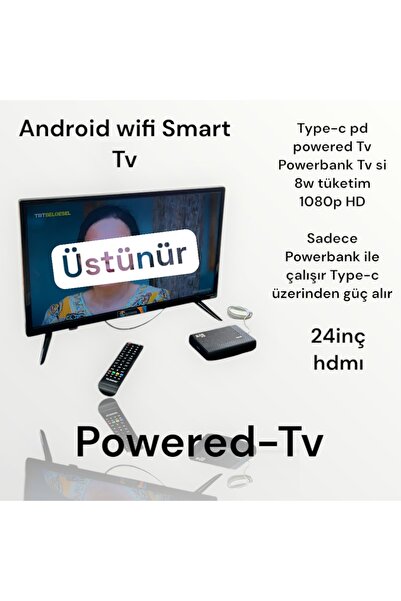üstünür Type-c powered Tv