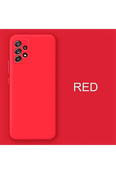SprintMag Premium Case for Samsung Galaxy A52 4G/A52 5G/A52s 5G Camera Protection, Microfiber Interior Red