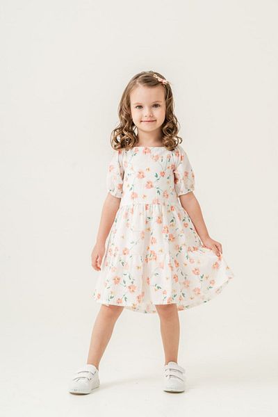 Marka Sensin Kids Cichlid Girl's Special Design Floral Dress