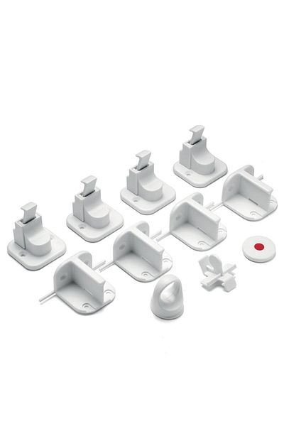reer Economical Pack of 4 Magnetic Locks for Drawers and Cabinet Doors 51020