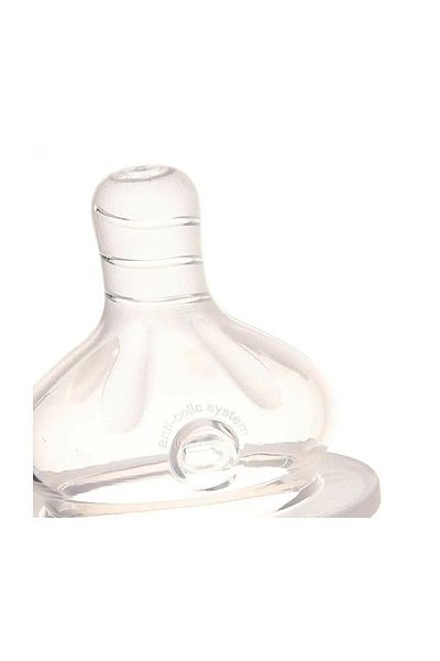 Baby Plus Wide Baby Bottle Nipple Size S 2 Pack