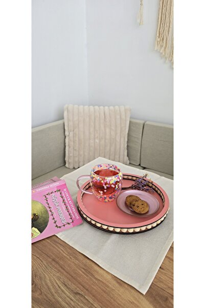 MUJA DEC صينية عرض ديكور خشبية