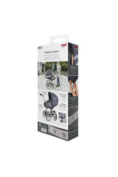 reer Universal Rain Cover with Zipper for Strollers Rainsafe Classic 84031