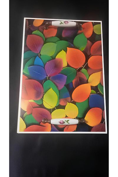 Boyut Tea Coffee Promise Engagement and Special Occasions Handcrafted Tray