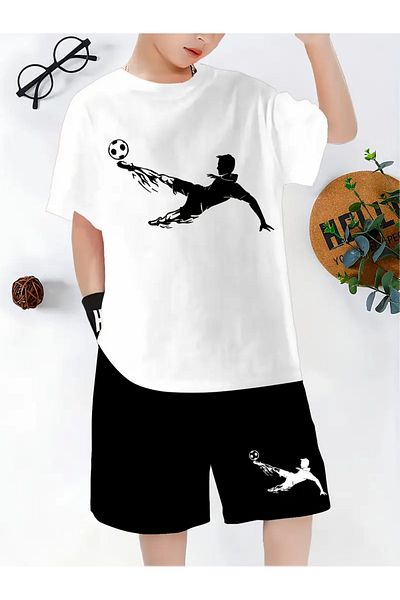 Cevval Children's T-Shirt and Pocket Shorts Set
