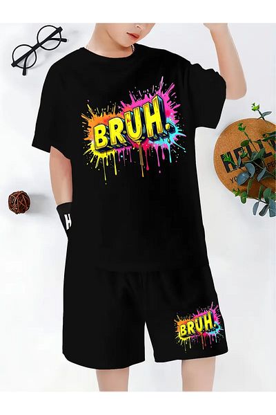 Cevval Children's T-Shirt and Pocket Shorts Set