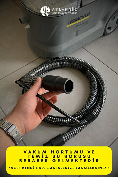 Atlantis Makine Kimya Temizlik Karche Puzzi̇ 8/1 - 10/1 Compatible Vacuum Hos...