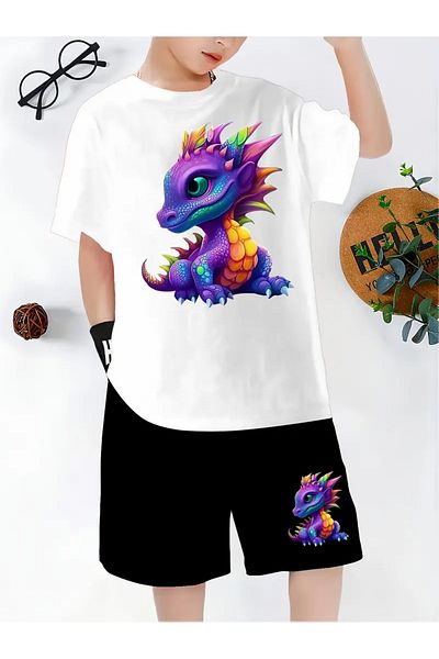 Cevval Children's T-Shirt and Pocket Shorts Set