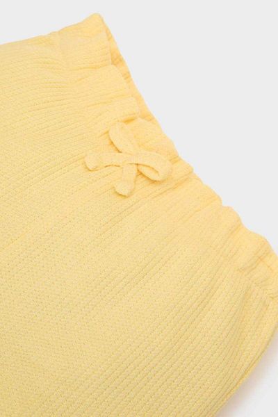 DeFacto New Season Baby Girl Waffle Shorts with Elastic Waist