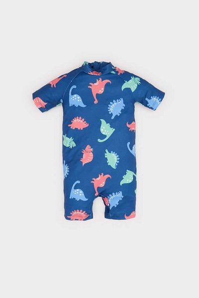 DeFacto Costum de baie cu model de dinozaur pentru bebelusi