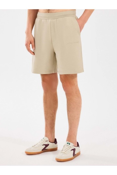 SKECHERS M Essential Sweat Short S2510064 Erkek Şort BEJ