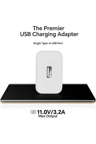HONOR SuperCharge Power Adapter Max 35W With Type A To C Cable White - Charging Adapter - USB-C - Co