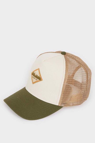 DeFacto New Season Men's Label Printed Jean Baseball Basketball Cap