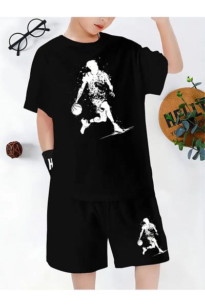 Cevval Children's T-Shirt and Pocket Shorts Set