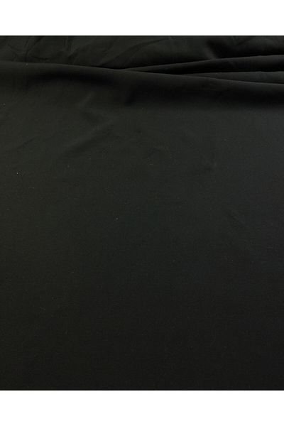 Kumaş Parça Tok Crepe σε μαύρο χρώμα (Πλάτος 130 cm x Μήκος 215 cm)