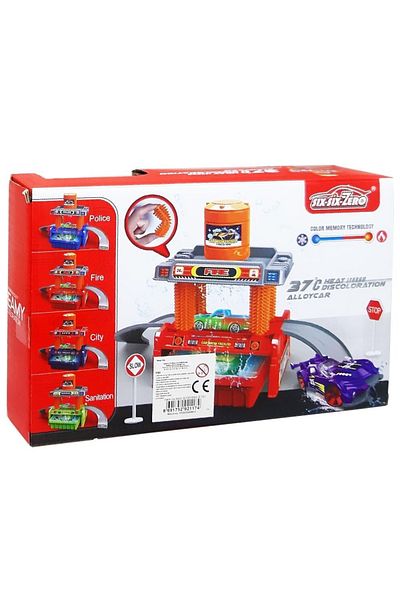 TRUST STORE Garage Car Wash Set Car Wash Set 24 Pieces Red