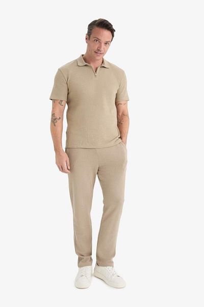 DeFacto Μπλουζάκι πόλο με κοντό μανίκι New Season Regular Fit