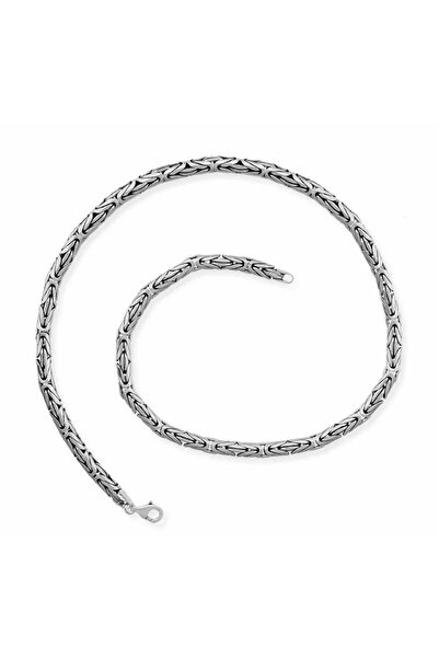 shop Kral 55 Cm 32 Gr 80 Mikron 925 Ayar Gümüş Erkek Kolye