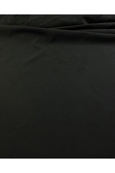 Kumaş Parça Чорний щільний креп (ширина 125 см x довжина 240 см)