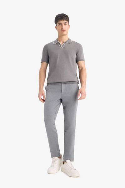 DeFacto New Season Modern Fit Short Sleeve Knitwear Polo T-Shirt