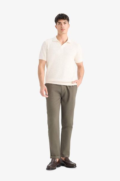 DeFacto New Season Jogger Zippered Leg Summer Fabric Trousers