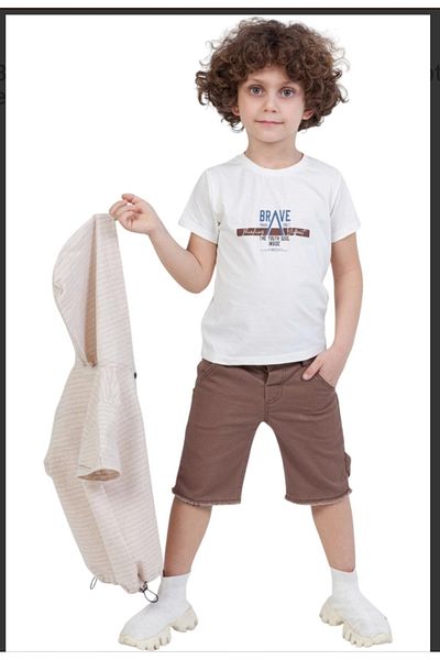 ZNN Summer Excellent Boy t Shirt Shirt Bottom Top Suit 6-7-8-9 Years Old