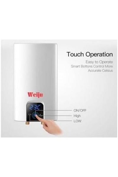 Generic Instant Electric Water Heater 7000W White
