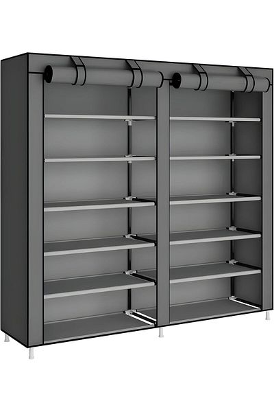 NEXIFY 13mm Double-Row 6-Tier Shoe Rack, Heavy Duty Shoe Organizer for Large Shoe Collections