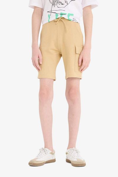 DeFacto Νέα σεζόν Boy's Elastic Waist Cargo Pocket σορτς