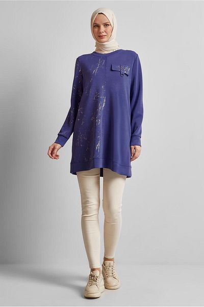 Alvina Crew Neck Tracksuit Tunic 45441