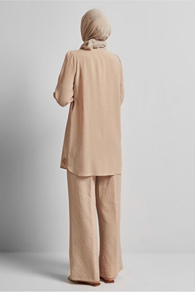 Alvina Lace-Up Detail Pants Suit 45620