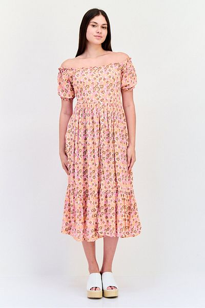 aerie Women Floral Print Mini Dress, Multicolor