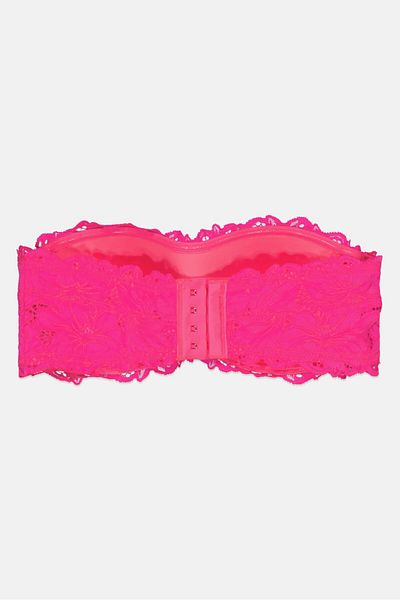 aerie Women Lightly Padded Textured Bra, Fuchsia