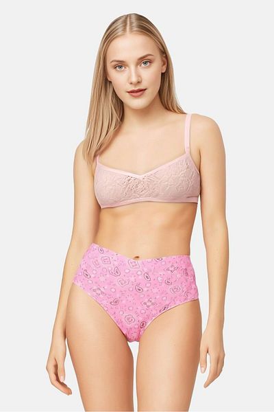 aerie Women Allover Print Bikini Bottom, Multicolor