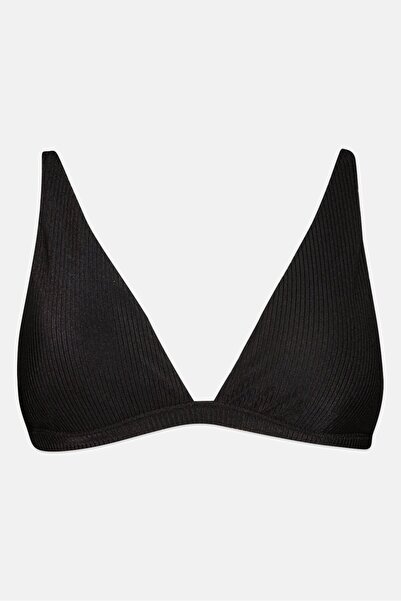 aerie حمالة صدر نسائية مبطنة قليلاً ومزخرفة، لون أسود