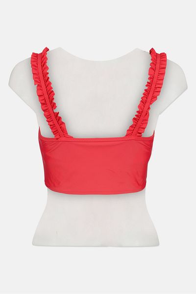 aerie Women Plain Padded Bra, Red